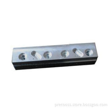 Steel 4 Axis CNC Milling Parts , Clear Anodized Finish for